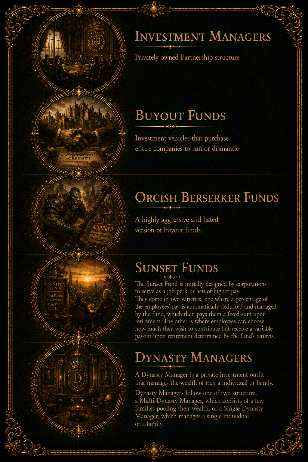Investment Managers codex page