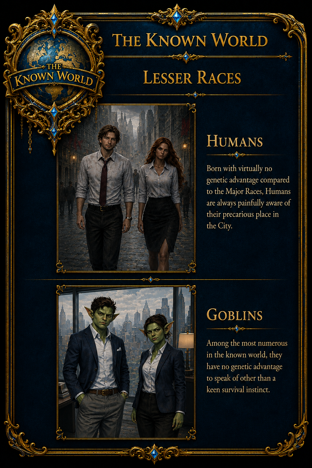 Known World Lesser Races codex page